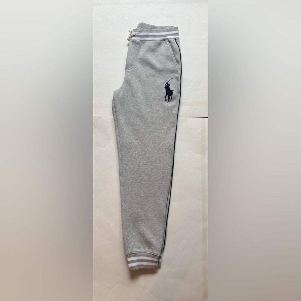 Polo by Ralph Lauren Gray Sweatpants with Tapered Leg
